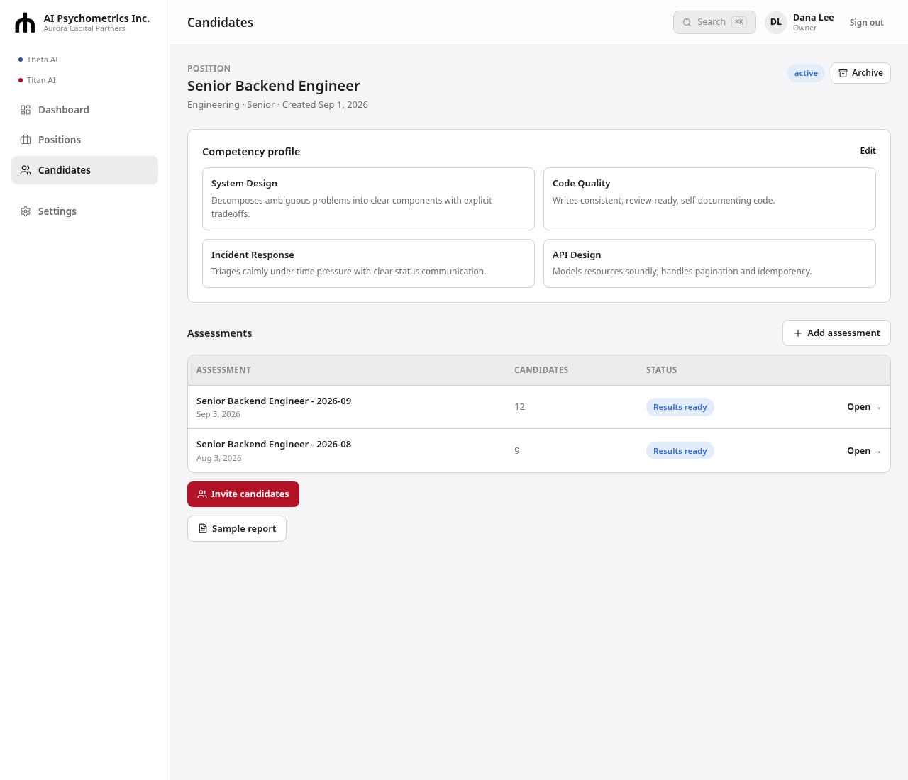 Position setup English interface